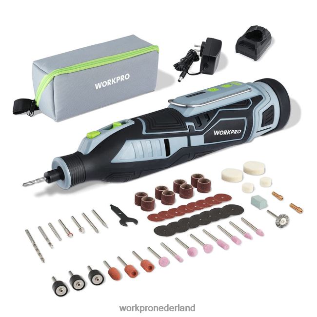 hulpmiddel WORKPRO 12V draadloze roterende gereedschapsset voor handgemaakt en doe-het-zelf morden 4NVZH8226