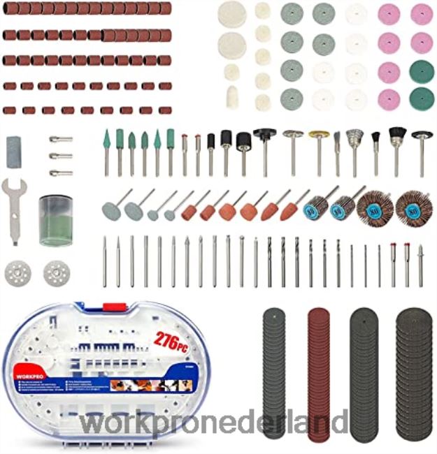 hulpmiddel WORKPRO 12V draadloze roterende gereedschapsset & 276-delige accessoireset voor roterende gereedschappen & 8-delige klemmenset & 4-in-1 nietpistoolset morden 4NVZH8317