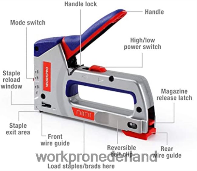 hulpmiddel WORKPRO 12V draadloze roterende gereedschapsset & 276-delige accessoireset voor roterende gereedschappen & 8-delige klemmenset & 4-in-1 nietpistoolset morden 4NVZH8317