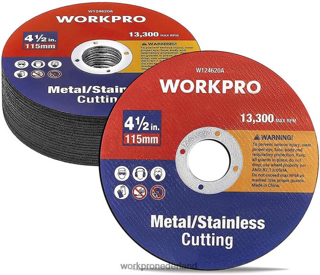 hulpmiddel WORKPRO 20 stuks metalen roestvrijstalen doorslijpschijven dunne metalen doorslijpschijf voor haakse slijper bruikbaar 4NVZH8195