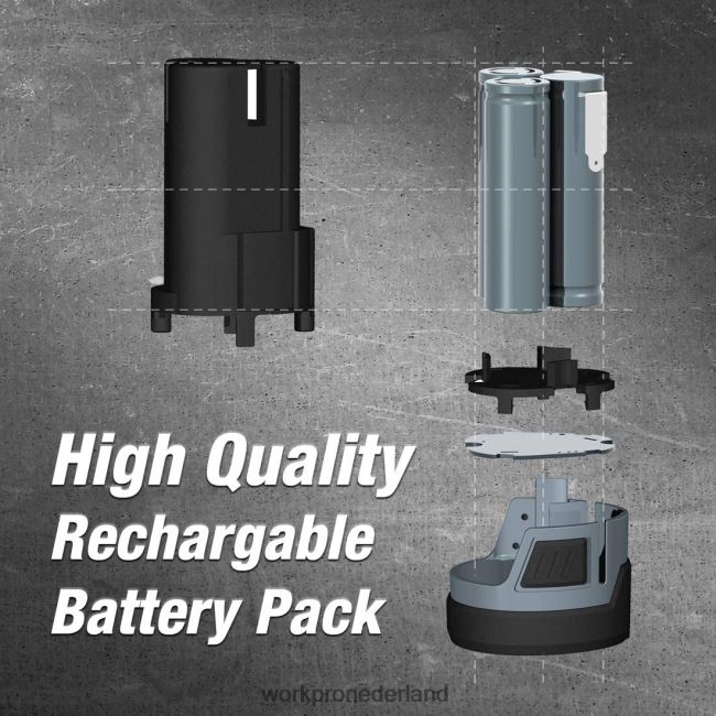 hulpmiddel WORKPRO 12v 2,0ah lithium-ionbatterijpak behulpzaam 4NVZH8224