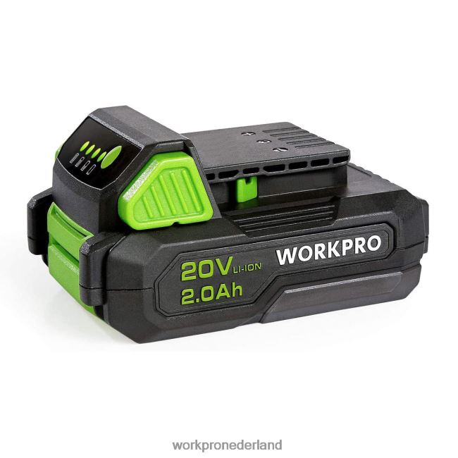 hulpmiddel WORKPRO 20v 2.0ah lithium-ionbatterijpak morden 4NVZH8218