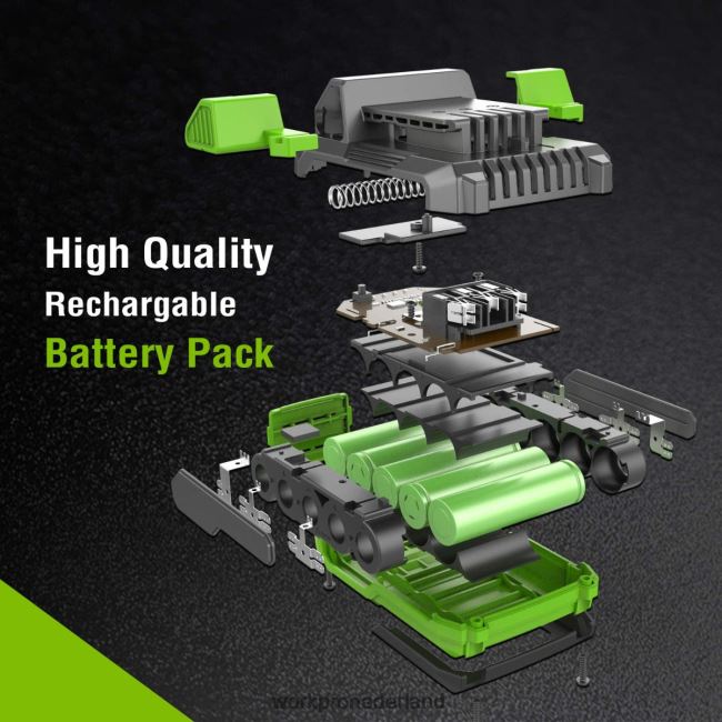 hulpmiddel WORKPRO 20v 4,0ah lithium-ionbatterijpak morden 4NVZH8217