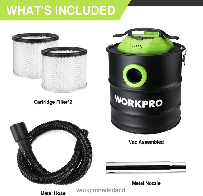 hulpmiddel WORKPRO Aszuiger van 5,2 gallon, aszuiger van 5,5 pk met hepa-filter behulpzaam 4NVZH8212