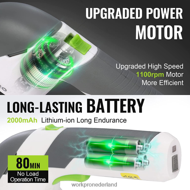 hulpmiddel WORKPRO 2-in-1 draagbare 7,2 V elektrische draadloze struikenschaar, heggenschaar/grasmaaier roze/groen/wit 4NVZH8269