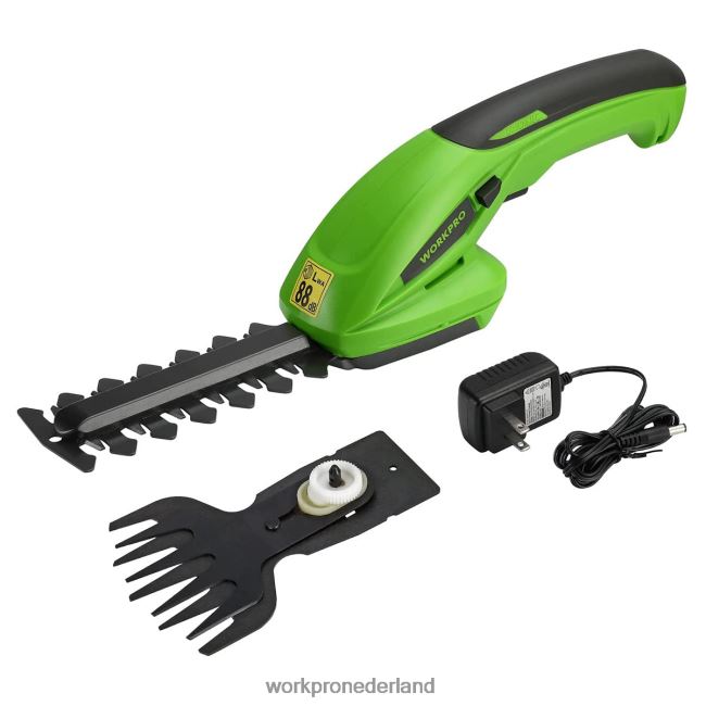 hulpmiddel WORKPRO 2 in 1 draagbare heggenschaar 7,2 V elektrische grastrimmer heggenschaar/grasmaaier morden 4NVZH8294