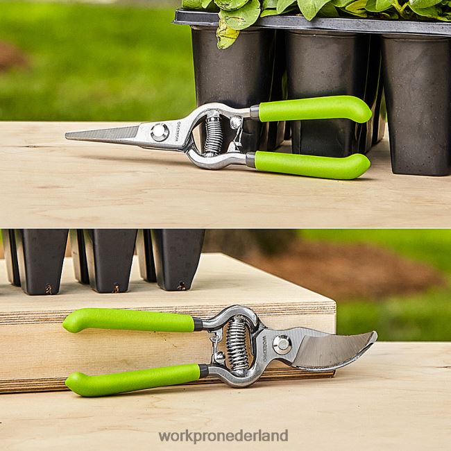 hulpmiddel WORKPRO 2-delige snoeischaarset met stalen recht blad behulpzaam 4NVZH8271