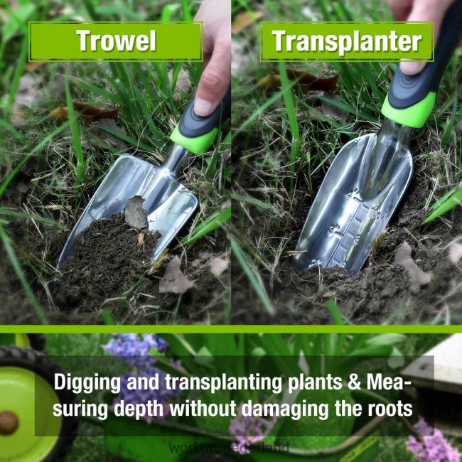 hulpmiddel WORKPRO 5-delige tuingereedschapset voor buiten, tuinwerkgeschenken morden 4NVZH8276