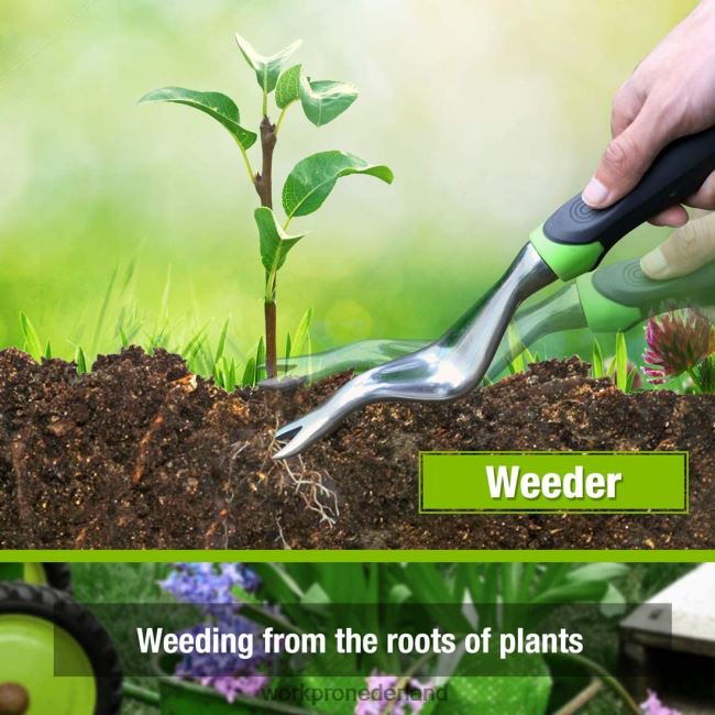 hulpmiddel WORKPRO 5-delige tuingereedschapset voor buiten, tuinwerkgeschenken morden 4NVZH8276