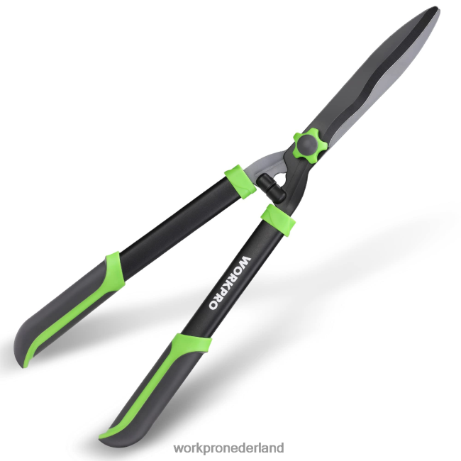 hulpmiddel WORKPRO handmatige heggenschaar met golvend mes en ergonomisch comfortabel handvat nieuw 4NVZH8287