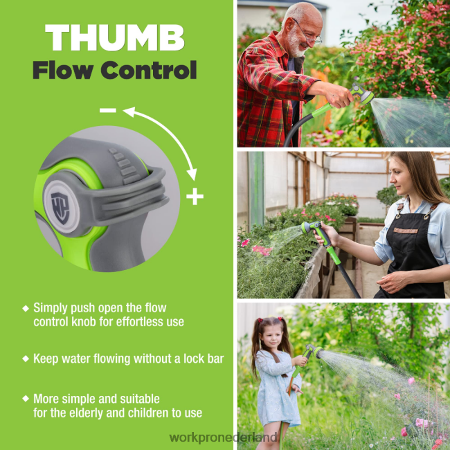 hulpmiddel WORKPRO tuinslangsproeier met 10 spuitpatronen behulpzaam 4NVZH8278