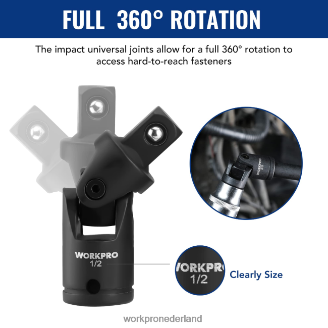 hulpmiddel WORKPRO 18-delige accessoireset voor aandrijfgereedschap morden 4NVZH8137