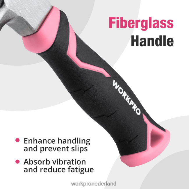 hulpmiddel WORKPRO 8 oz klauwhamer met glasvezel handvat behulpzaam 4NVZH8254