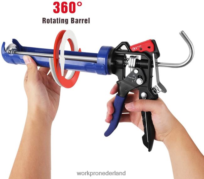 hulpmiddel WORKPRO Kitpistool met instelbare stuwkrachtverhouding voor standaard kitbuizen behulpzaam 4NVZH8135