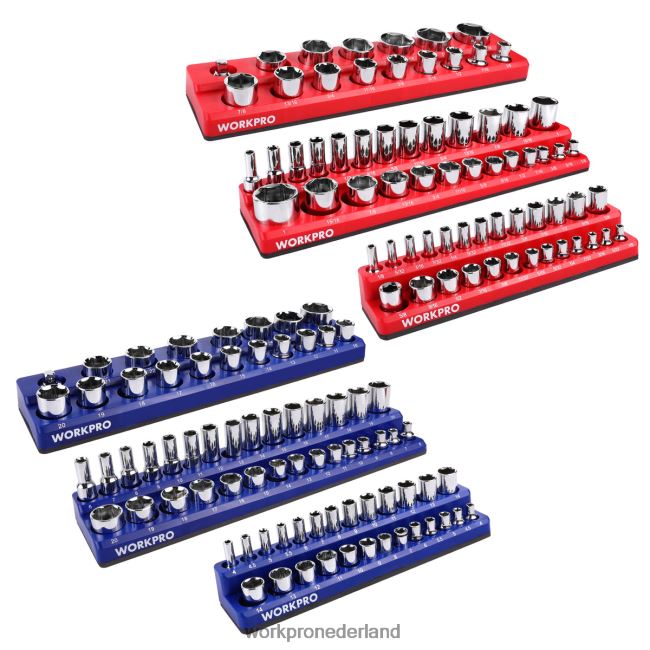 hulpmiddel WORKPRO magnetische houder organizer set van 6 morden 4NVZH8126