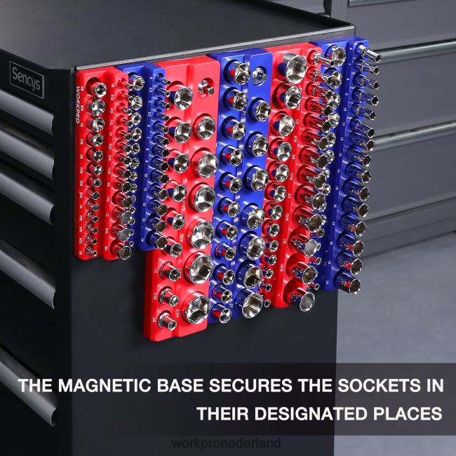 hulpmiddel WORKPRO magnetische houder organizer set van 6 morden 4NVZH8126