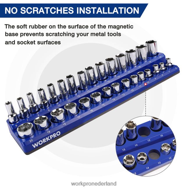 hulpmiddel WORKPRO magnetische houder organizer set van 6 morden 4NVZH8126