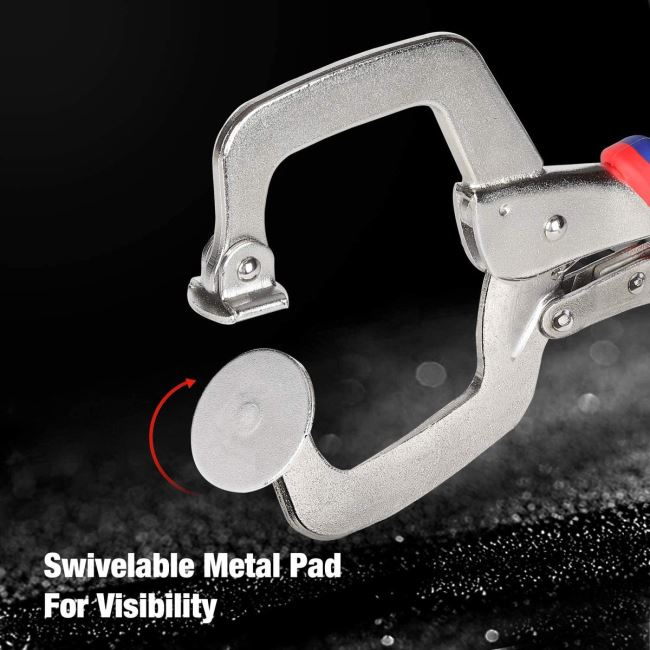 hulpmiddel WORKPRO gezichtsklem metalen zakgatklem voor houtbewerking en malzakgat morden 4NVZH8116
