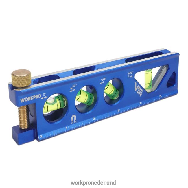 hulpmiddel WORKPRO torpedo-niveau van aluminiumlegering 6-1 / 2 inch bruikbaar 4NVZH8110