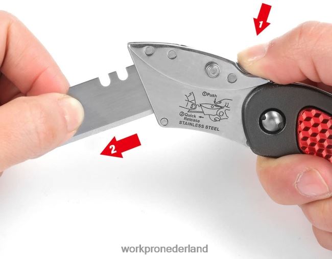 hulpmiddel WORKPRO Opvouwbare messet met snelwisselmes morden 4NVZH842