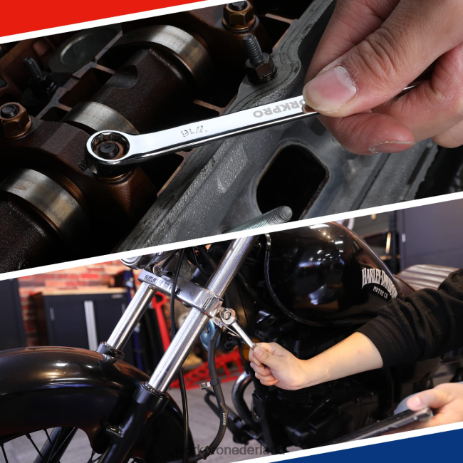 hulpmiddel WORKPRO 12-delige metrische 8-19 mm, premium cr-v ringsteeksleutelset nieuw 4NVZH895
