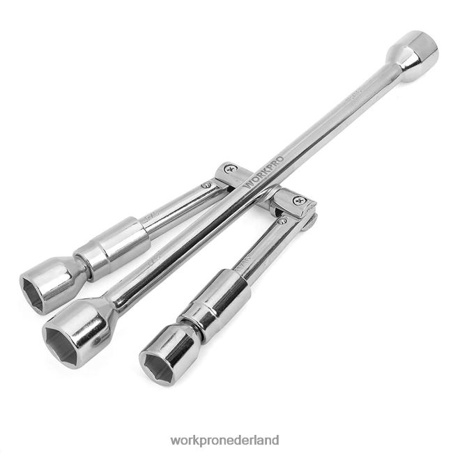 hulpmiddel WORKPRO 14-inch universele 4-voudige kruissleutel met opvouwbare nok behulpzaam 4NVZH890
