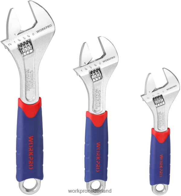 hulpmiddel WORKPRO 3-delige verstelbare sleutelset morden 4NVZH883