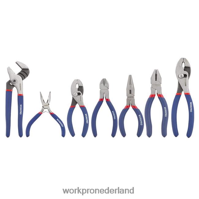 hulpmiddel WORKPRO 7-delige multifunctionele tangenset voor doe-het-zelf en thuisgebruik nieuw 4NVZH863