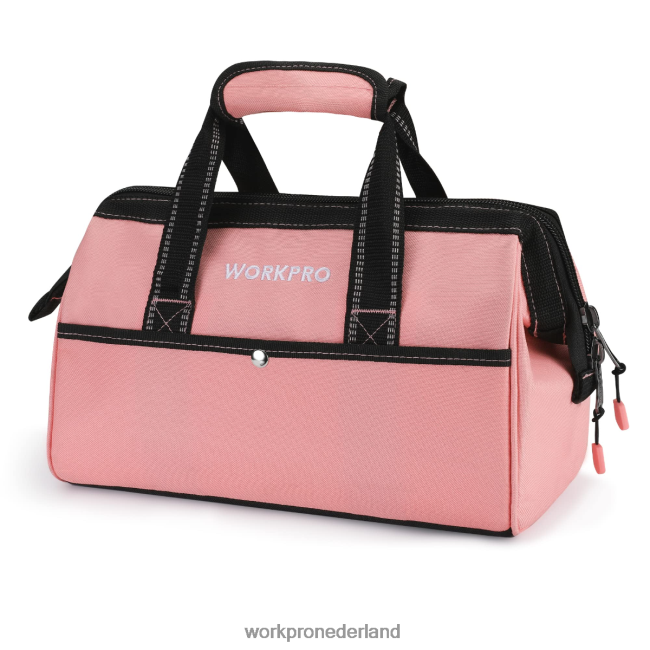 opslag WORKPRO Gereedschapstas van 13 inch, opbergzakken voor gereedschap van zachte stof roze 4NVZH829